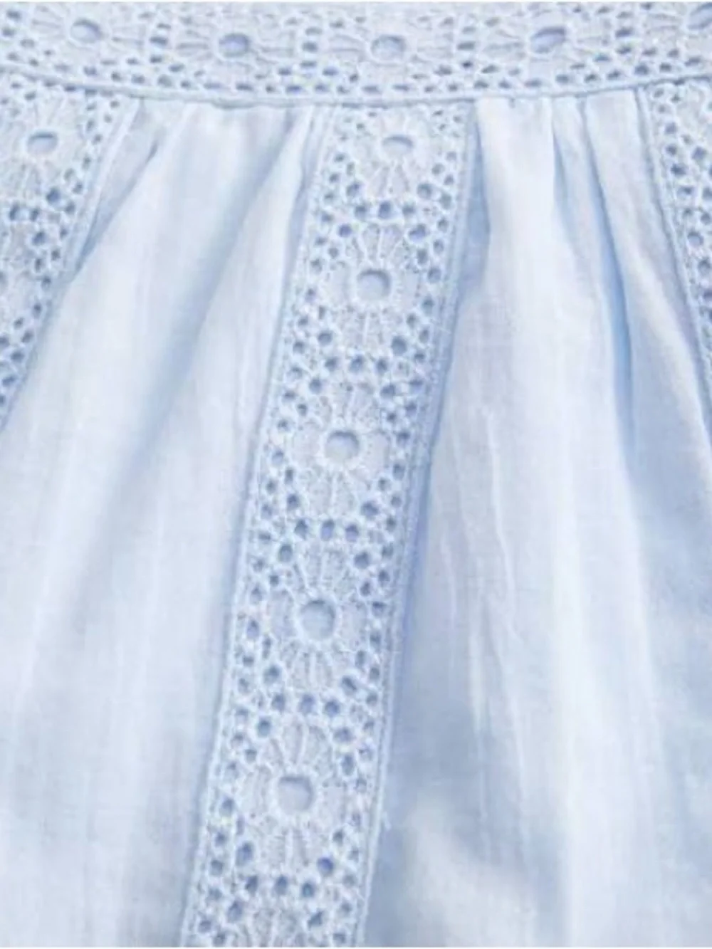 abercrombie kids pleated lace-trim skort set, worn once for photos